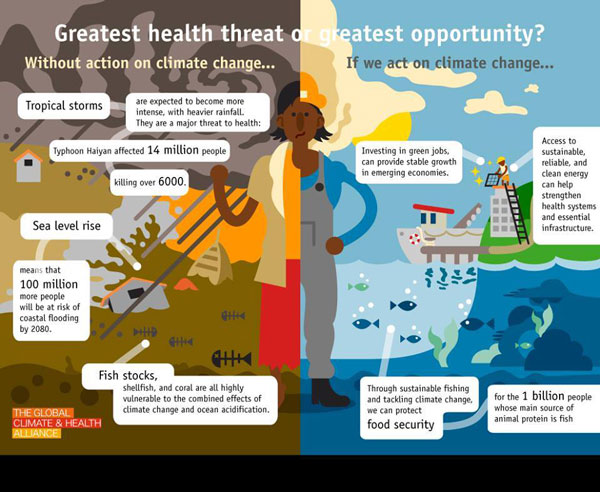 Climate change infographic