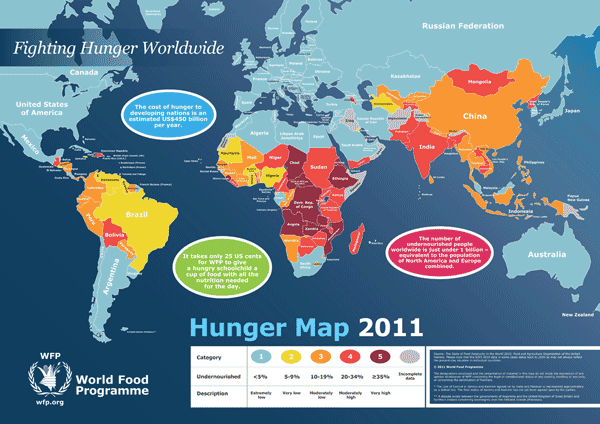 World Hunger Map